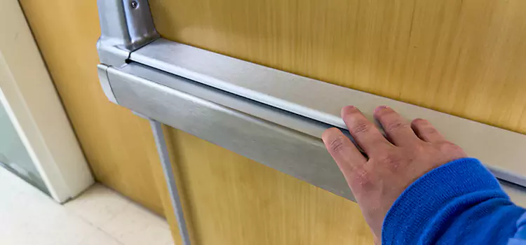 Installing a Push Bar on a Door Strathmore